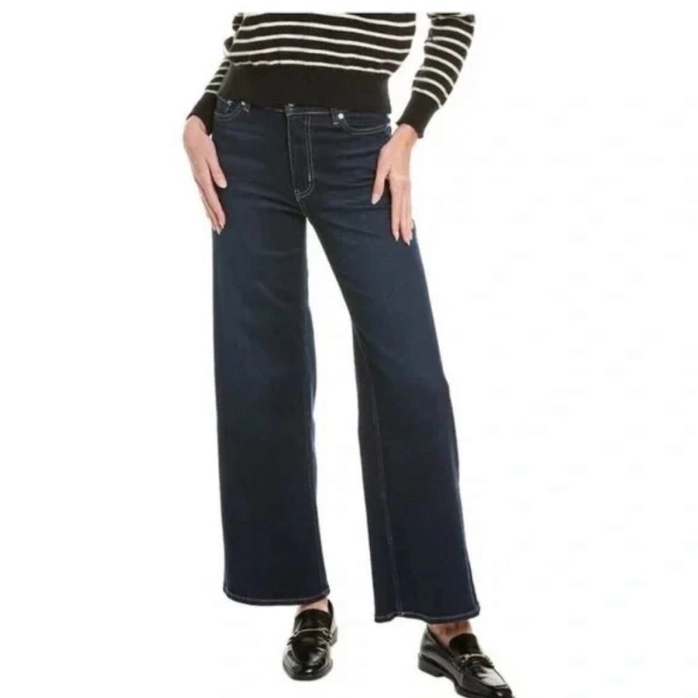 Frame Denim Dark Jeans with Contrast Stitching